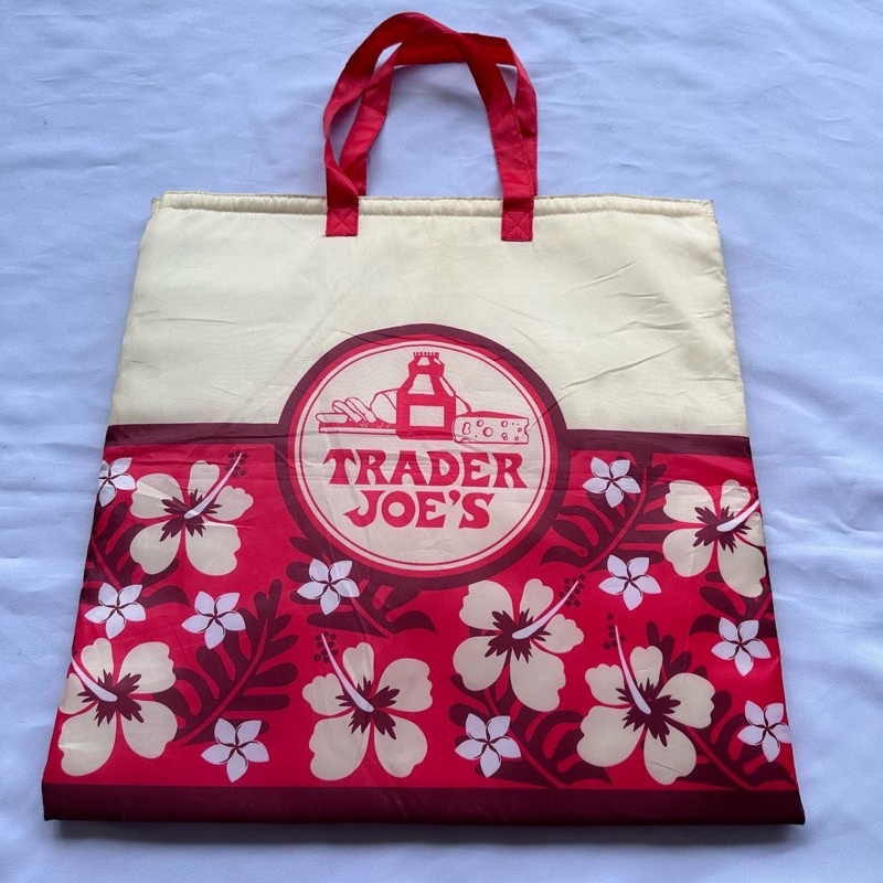 Trader joe's กระเป๋าเก็บอุณหภูมิ ใบใหญ่ USA