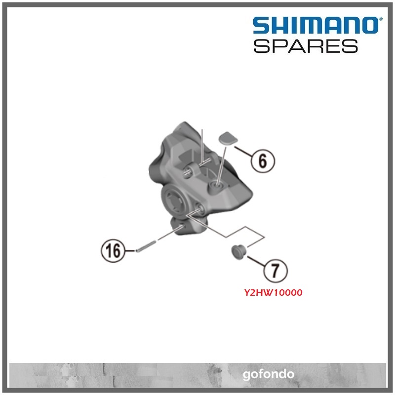 Shimano 8170 9270 GX820 Bleed Boss Cap Y2HW10000