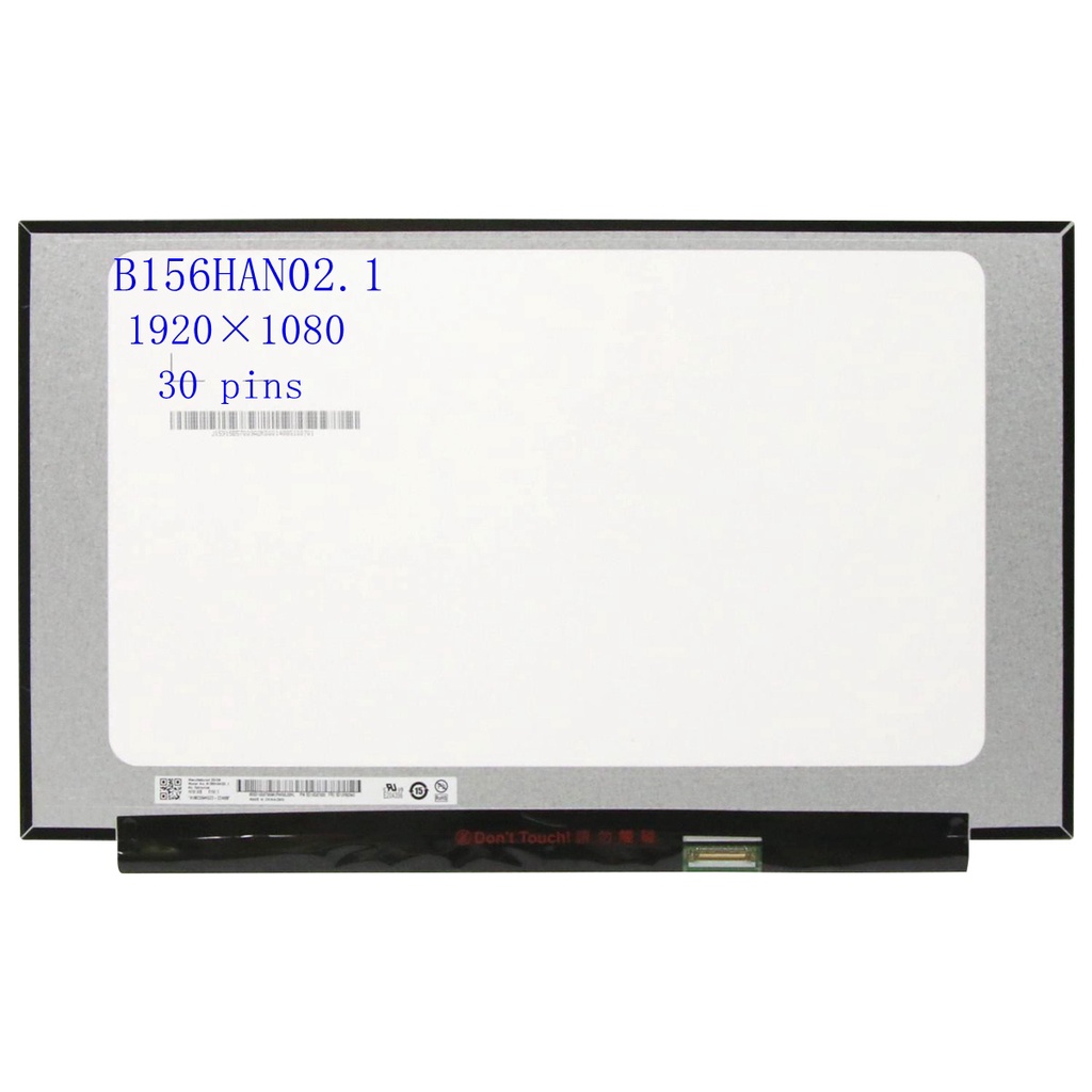 15.6 30pin fadeless แล็ปท็อป B156HAN02.1 N156HCA-EAB NT156FHM-N52 NT156FHM-N62 N156BGA-EA3 B156XTN08