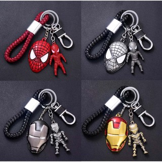 🔥ใช้OUTL128 ลดอีก 200บาท🔥พวงกุญ ซูเปอร์ฮีโร่ Hammer Keychains Marvel Movie The Avengers 2 Thor Hammer Key Rings