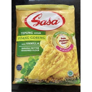 แป้งกล้วยทอด ซาซา (Sasa) กลิ่นวานิลลา จากอินโดนีเซีย tepung untuk Pisang goreng rasa vanilla 225 g