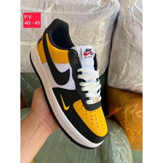 Nike Air Force 1 Low Black Gold Jersey Mesh (size40-45)