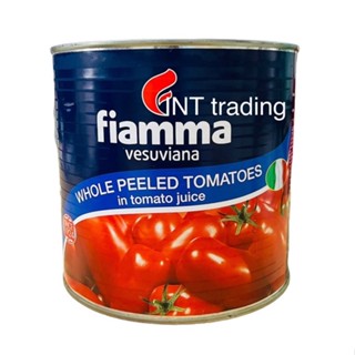 Fiamma มะเขือเทศปอกเปลือก 2.55 Kg.Whole Peeled Tomatoes in Tomato Juice