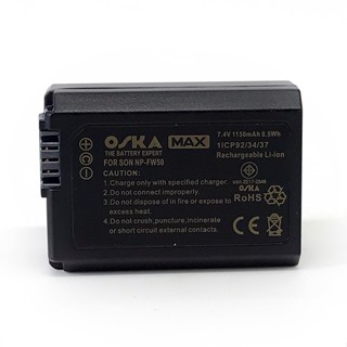 OSKA Camera Battery For Sony NP-FW50 MAX