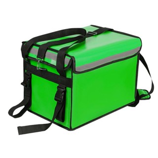 กระเป๋าส่งของ พร้อมที่ติดตั้ง 45 ลิตร สีเขียว Delivery Cooler &amp; Hot Box 45L Green