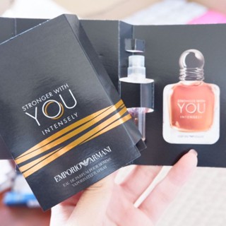 แท้ทั้งร้าน !! น้ำหอมไวออล ARMANI STRONGER WITH YOU NTENSELY 1.2 ML.