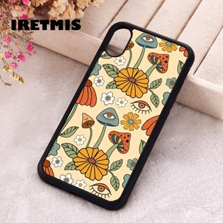 เคสโทรศัพท์มือถือ ลายเห็ด และดอกไม้ สําหรับ iPhone 6 6S 7 8 Plus X Xs XR 11 12 13 MINI 14 Pro Max 70s Iretmis 5 5S SE