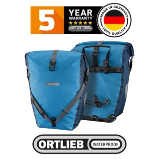 Ortlieb กระเป๋าจักรยานทัวริ่งคู่หลัง Back-Roller Plus สีน้ำเงิน Dusk Blue - Denim