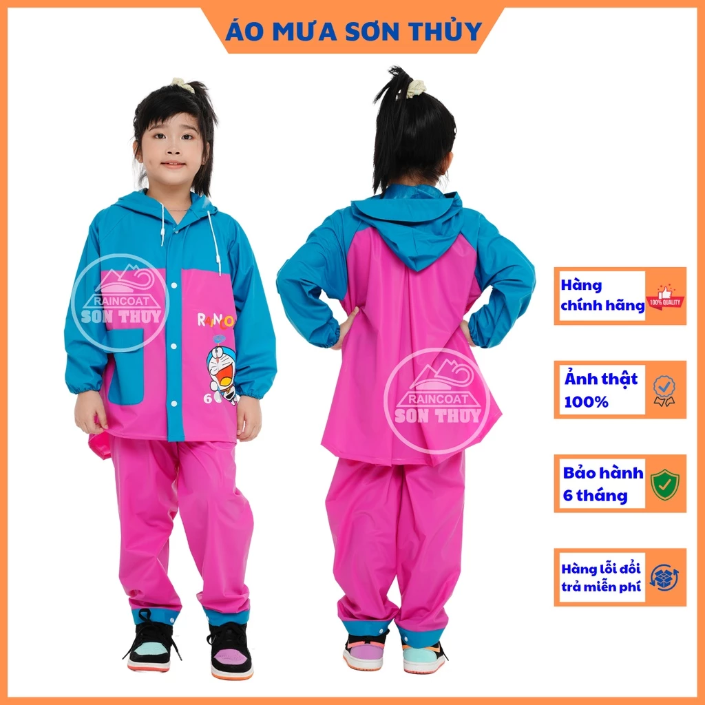 ชุดเสื้อกันฝนเด็ก Son Thuy PVC thumbnail 3