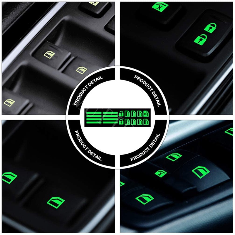 สติกเกอร์เรืองแสง เพื่อความปลอดภัย สําหรับติดประตู หน้าต่างรถยนต์ - รูปที่ 3