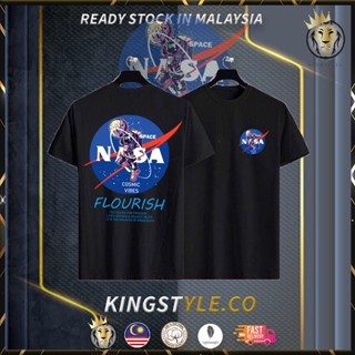 เสื้อครอปสายฝอ - 🔥PromosiMurah🔥NASA17เสื้อยืด100%ผ้าฝ้ายUnisexผู้ชายผู้หญิงคอกลมแขนสั้นBajuLelaki_49