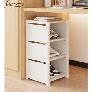 Greenforst ตู้เก็บรองเท้าสไตล์มินิมอล ชั้นวางรองเท้าประหยัดพื้นที่ รุ่น 2012