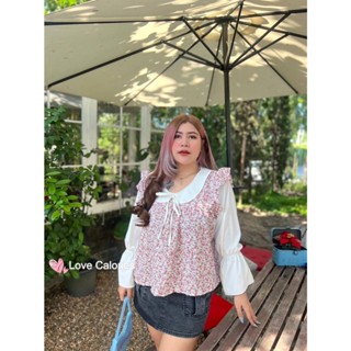 🔥Plussize🔥เสื้อคนอ้วน🔥 Free size อก 40-50”