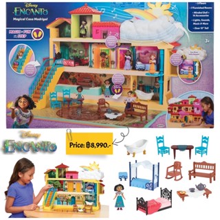 Disney Encanto Magical Madrigal House Playset with Mirabel Doll &amp; 14 Accessories - Features Lights, Sounds &amp; Music!