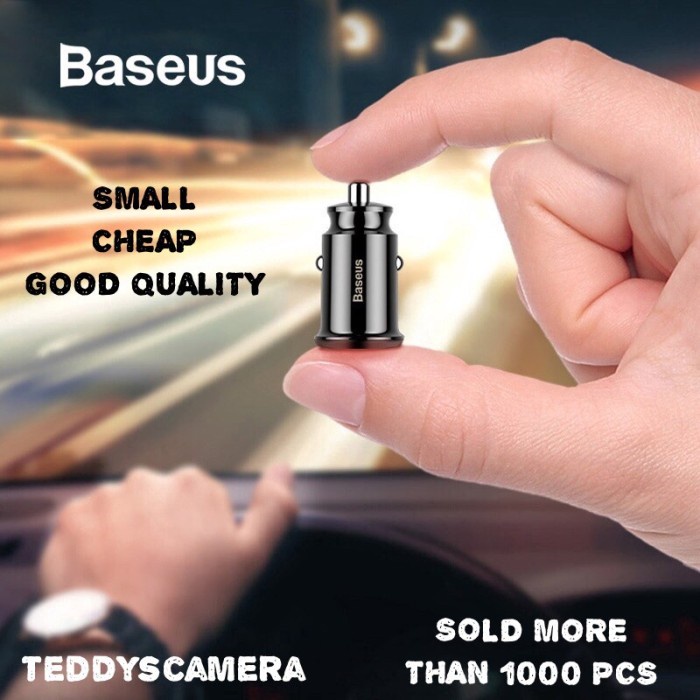 BASEUS HAMMER CAR CHARGER MINI USB 2 PORT SAVER 3 1A C2C1 เย็นล่าสุดทนทานอินเทรนด์แนะนํา simple prem