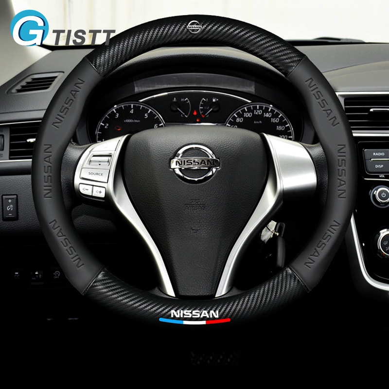 GTISTT หุ้มพวงมาลัยรถยนต์ คาร์บอนไฟเบอร์ ปลอกหุ้มพวงมาลัยรถยนต์ หนังหุ้มพวงมาลัยรถยนต์ ที่ครอบพวงมาล