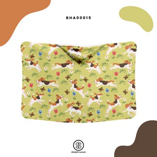 ผ้าห่มฮู้ด Blanket Hoodies Beagle in the Garden รหัส BHA00015 #SOdAblanketHoodies #SOdAhome