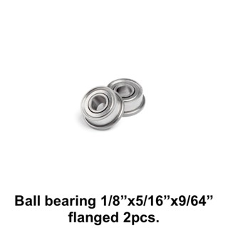 Ball bearing 1/8"x5/16"x9/64" flanged (2pcs.)