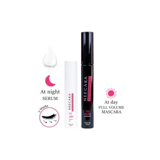 Nee Cara Eyelash Set Serum/Mascara #N192 : neecara นีคาร่า มาสคาร่า บำรุงขนตา x 1 ชิ้น  alyst