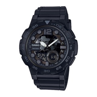 🎁CASIO STANDARD AEQ-100W-1B ของแท้ 100% พร้อมส่ง ประกัน 1 ปี