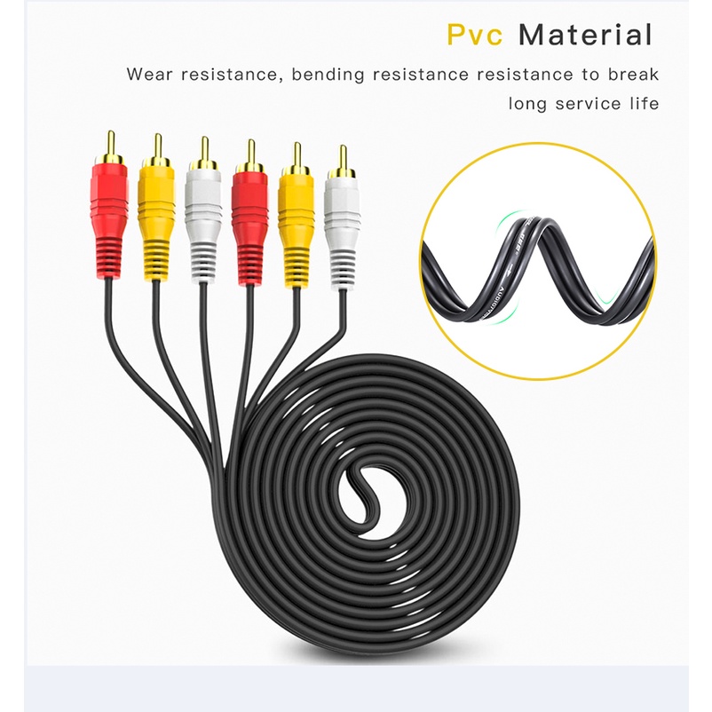 ตัวแปลง สายเชื่อมต่อ พอร์ทเชื่อมต่อ สายเชื่อมต่อแสดงผล. มาพร้อมสายจ่ายไฟ USB แปลงสัญญาณภาพและเสียงทีวีจาก 1080P เป็น AV - รูปที่ 4