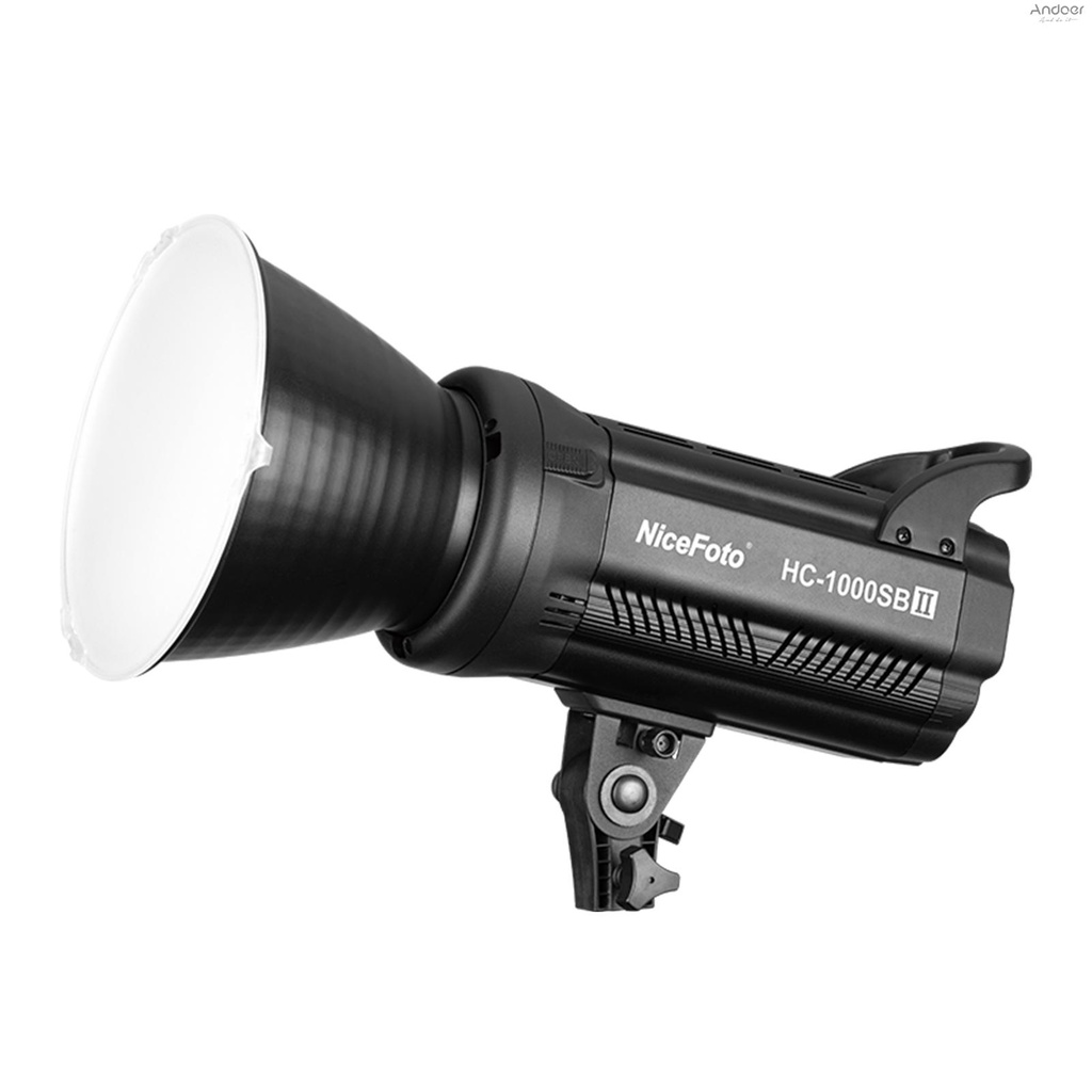 Nicefoto HC-1000SB II ไฟวิดีโอ LED 100W CRI95+ 3200K 5600K ปรับความสว่างได้ 5 ฉาก พร้อมฟิลเตอร์สี หน