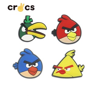 Crocs jibbitz charms การ์ตูนน่ารัก DIY อุปกรณ์ตกแต่งรองเท้า Crocs Angry Birds series2