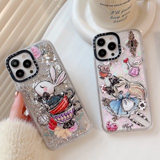 เคสโทรศัพท์มือถือ ลายกระต่าย อลิซแอนด์ที สําหรับ Iphone 11 14 13 12 11