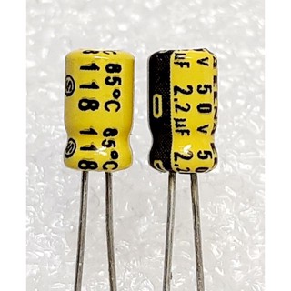 Elna RC2 2.2uf 50v (ราคา10ตัว) capacitor ตัวเก็บประจุ คาปาซิเตอร์