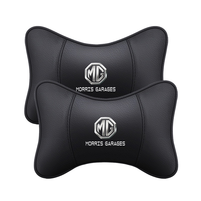 PU หนัง Headrest หมอนรองคอรถหัวคอหมอนสําหรับ MG 3 5 6 HS ZS EV MG3 3SW MG5 MG6 MG7 ZR EHS GT EZS อุป