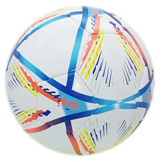 Football World Cup FB WorldCup22 แผ่น PVC สีขาว สําหรับฝึกซ้อมฟุตบอล เสื้อกีฬาฟุตบอล World Cup 5 2022