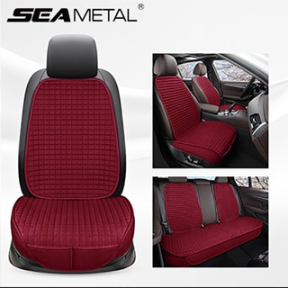 SEAMETAL ที่หุ้มเบาะรถยนต์ เบาะรองนั่งกำมะหยี่ เบาะกำมะหยี่ ที่รองเบาะรถยนต์ สากล รถยนต์ รถบรรทุก SUV รถกระบะ Plush Car Seat Cushio