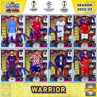 TOPPS MATCH ATTAX 2022/23: WARRIOR การ์ดสะสมฟุตบอล Football Trading Card