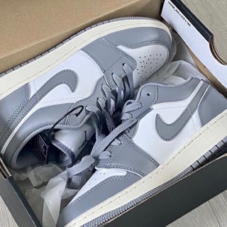 Jordan 1 Low Vintage Grey แท้ 100%