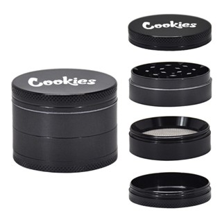 (ส่งฟรี) Cookies Grinder ที่บดสมุนไพร เครื่องบดสมุนไพร 4 ชั้น ขนาด 40มม. 50มม. 56 มม.