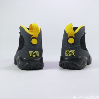 Nike5133 AIR JORDAN 9 RETRO AJ9 รองเท้ากีฬา รองเท้าบาสเก็ตบอล สีดํา สีเหลือง สําหรับผู้ชาย