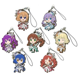 Gochuumon wa Usagi Desu ka? Exhibition Cafe Lumiere Rubber Strap Collection พวงกุญแจการ์ตูน รับน้องกระต่ายซักแก้วมั้ยคะ?