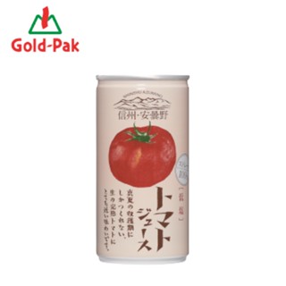 GOLD-PAK AZUMINO TOMATO JUICE น้ำมะเขือเทศแท้100% จากอะซุมิโนะ ประเทศญี่ปุ่น 190ml