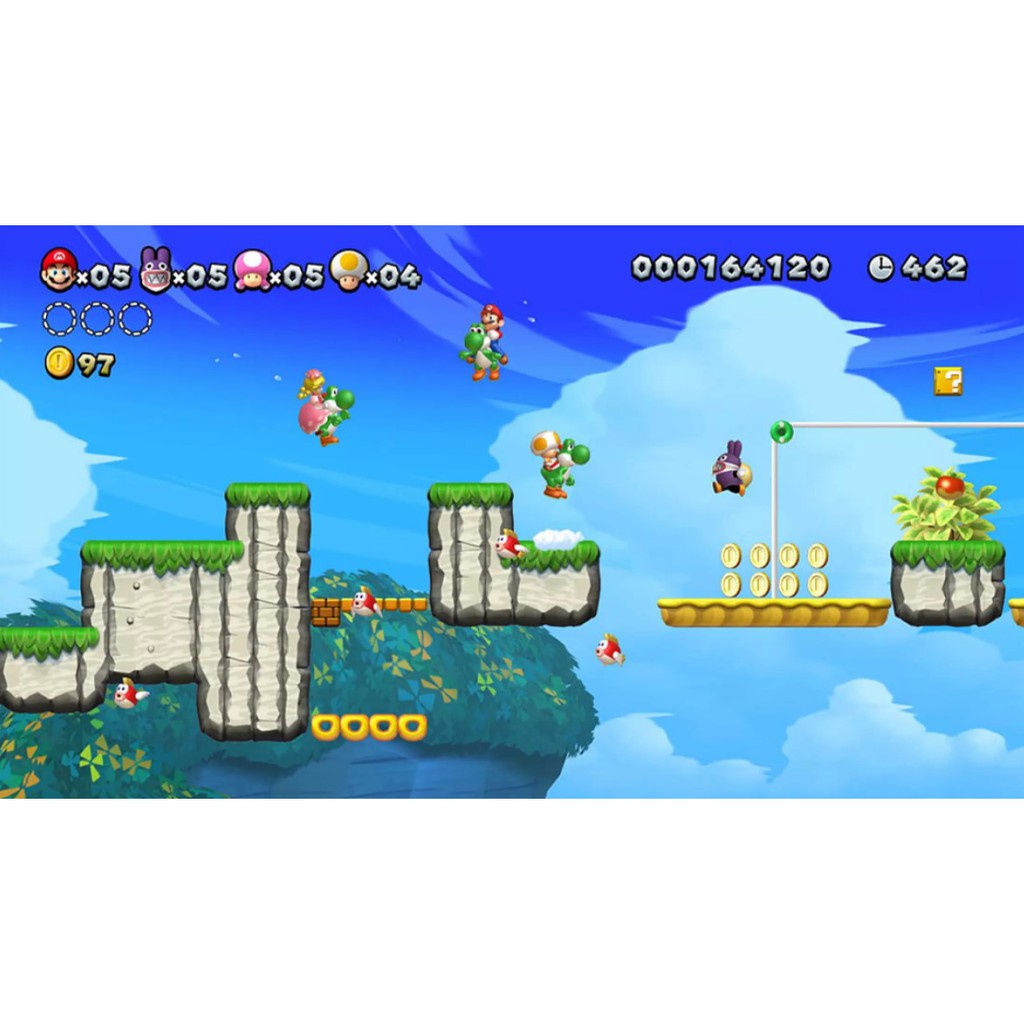 Nintendo Switch : Super Mario U Deluxe (R1)(EN) นินเทนโด้ สวิตช์ แผ่นเกม Super Mario U Deluxe