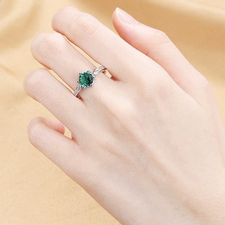 แหวน Emerald Ring เครื่องประดับ แฟชั่น