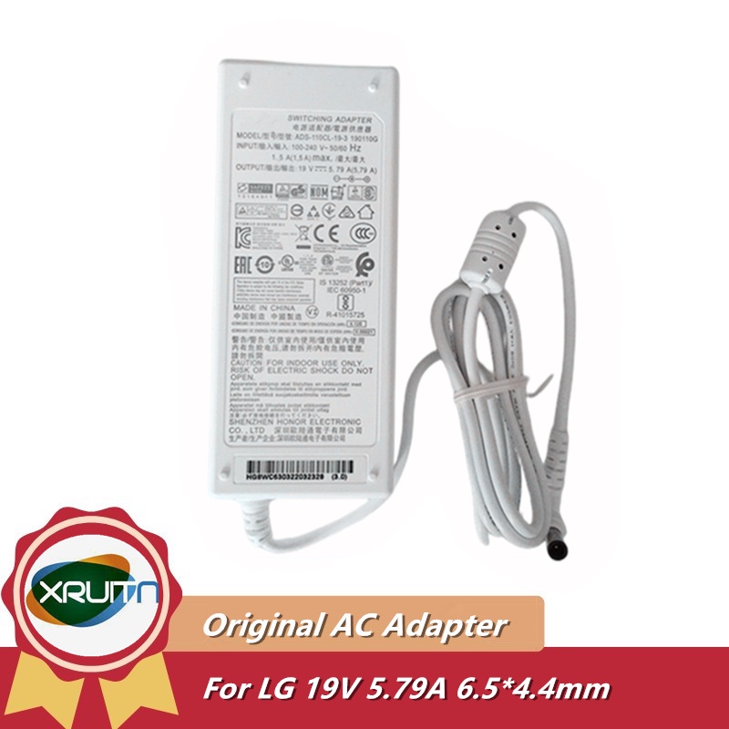 แท้ ADS-110CL-19-3 190110G 19V 5.79A Switching AC Adapter แหล่งจ่ายไฟ 110W สําหรับ LG MONITOR 34UC98