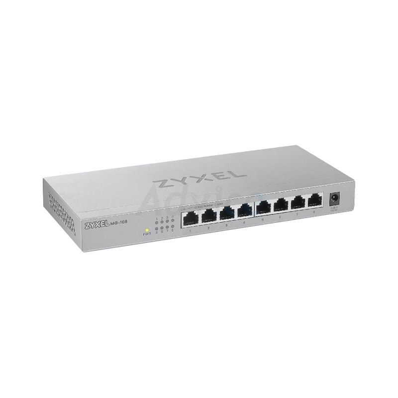 ZYXEL Gigabit Switching Hub (MG-108) 8 Port (10'')