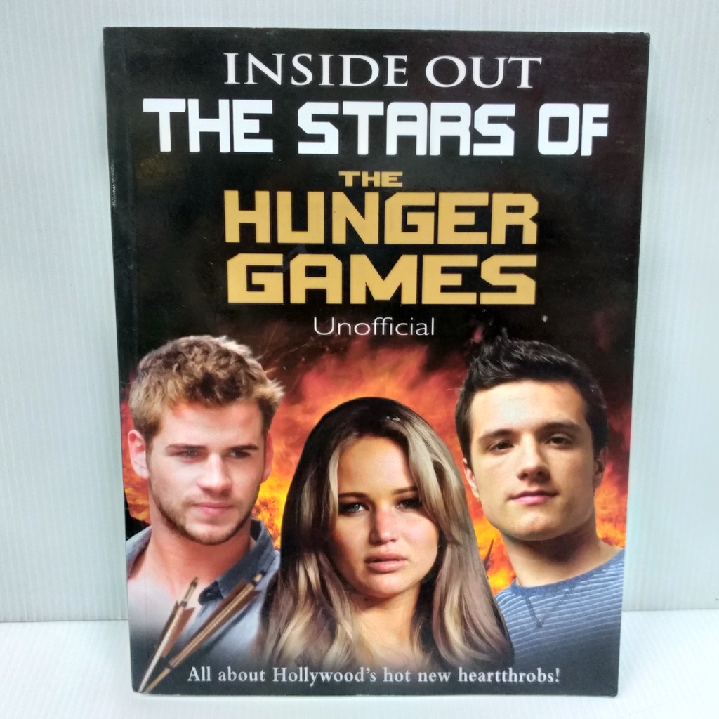 The Stars of The Hunger Game หนังสือภาษาอังกฤษ มือสอง ภาพยนตร์ แนะนำตัวละคร ปกอ่อน