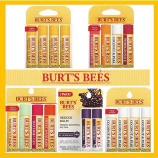 พร้อมส่ง🇺🇲 แท้100% Burts bees Moisturizing Lip Balms ขี้ผึ้งลิปบาล์ม มีแบ่งขาย