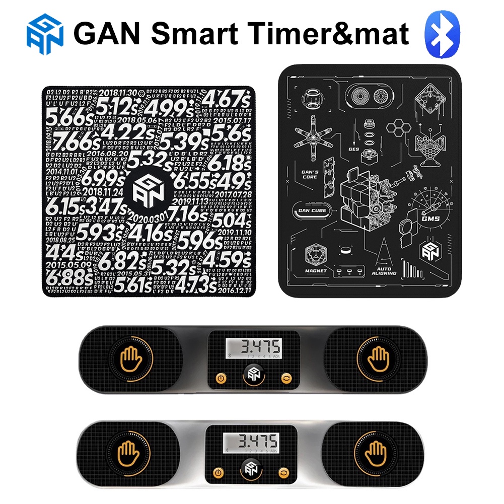 🚚จัดส่งทันที🔥GAN Rubik's Cubes Timer จับเวลาการแข่งขันความเร็ว Bluetooth ควบคุมด้วยการสัมผัสแบบมืออา