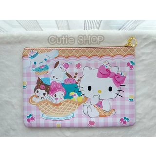 แฟ้มเอกสารขนาด A4 ลายSanrio💖🎀 หนัง PU สวยทนทานงานดีมาก
