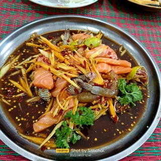 น้ำส้มตำสำเร็จเจ้นุชแซบนัวถึงใจขนาด300ml