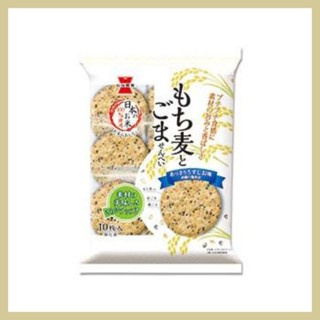 Iwatsuka แครกเกอร์ข้าวบาร์เลย์ 1ซอง 10 ชิ้น 112g