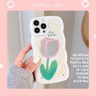 [พร้อมส่ง ขายดี] เคสป้องกันโทรศัพท์มือถือกระจก ลายดอกไม้ สําหรับ Apple iPhone 14 13 12 11 promax XS XR xsmax se2020 6 7 8plus mini