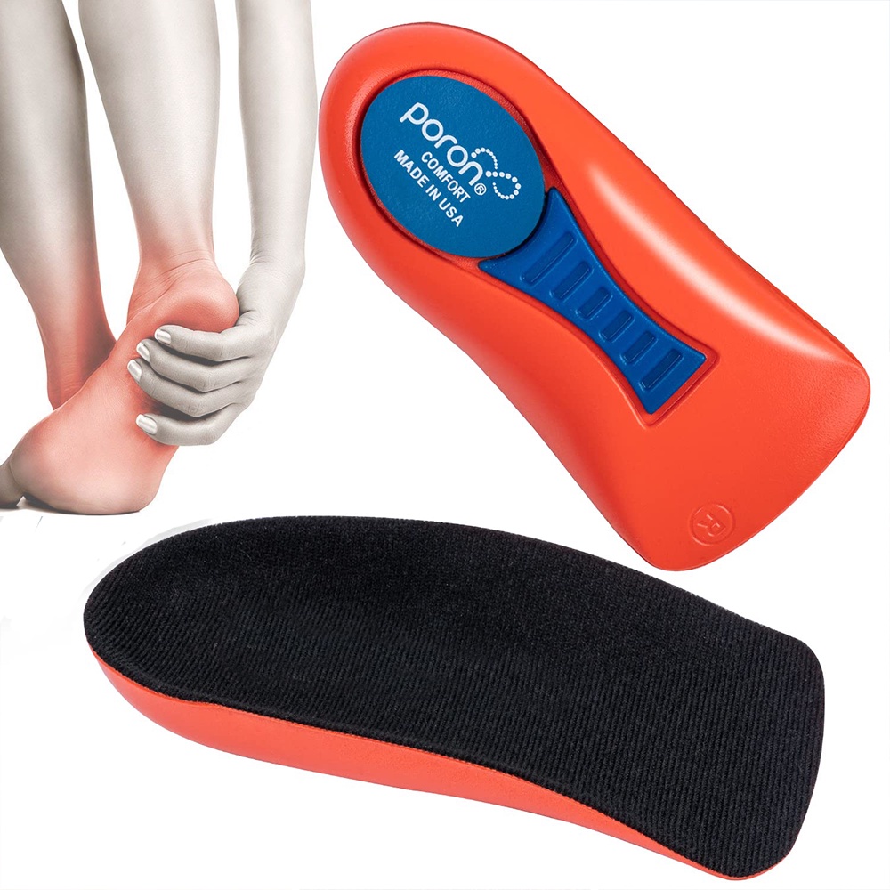 พื้นรองเท้าถ้วยส้น 1 คู่สําหรับอาการปวดส้นเท้า Plantar Fasciitis, พื้นรองเท้าดูดซับแรงกระแทกสูงสุด